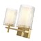 Z-Lite Grayson Vanity, 2-Light, 16 In.W x 5.75 In.L x 8.5 In.H, Modern Gold/Clear + Etched Opal 1949-2V-MGLD - alternate 3